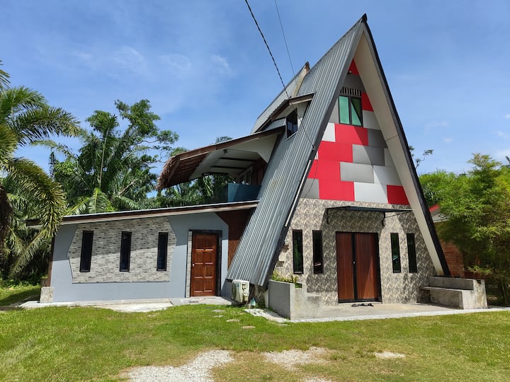 Unique A-Shape Guest House